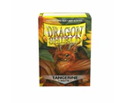 Dragon Shield Box- Tangerine Matte Standard Size (100)