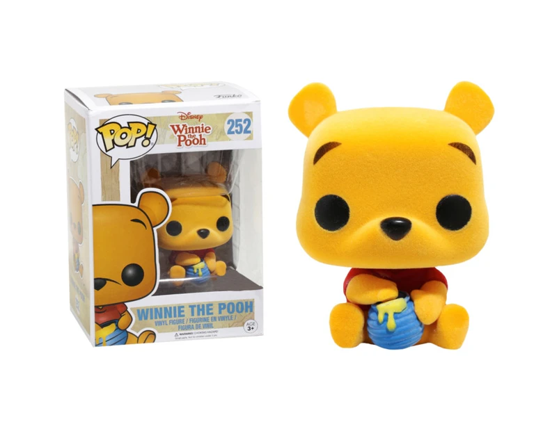 Funko Pop Disney Winnie The Pooh Flocked #252 Vinyl Figure