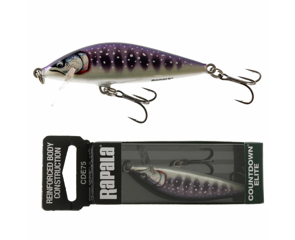 Rapala CountDown Elite CD-7 Gilded Sinking Lure 7.5cm Iwana