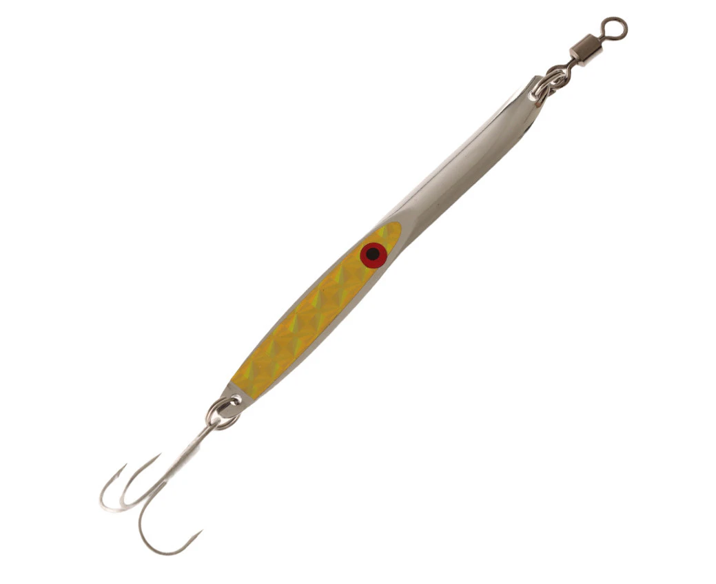 Tsunami Slimwave Saltwater Metal Lure Silver/Chartreuse 28g