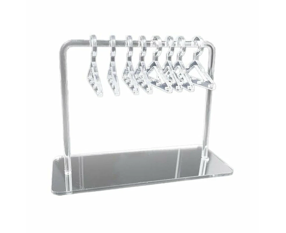 Acrylic Earring Hanger Jewelry Organizer Rack - Silver