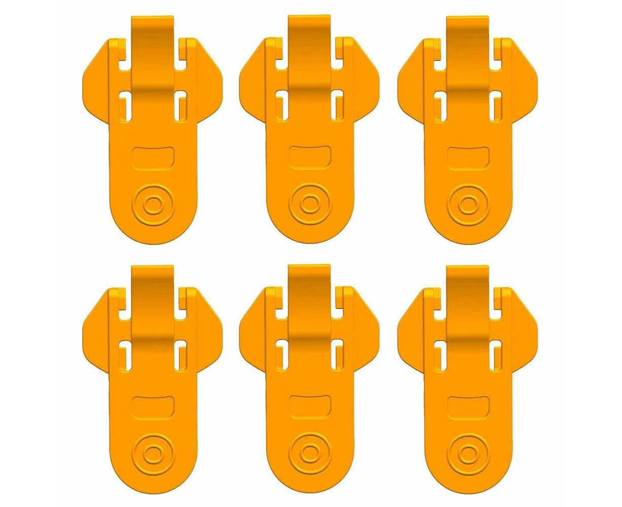 Hansona 6pcs Handheld Can Opener For Beer And Soda - Yellow