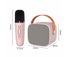 Portable Karaoke Speaker Machine with 6 Sound Effects - Blue