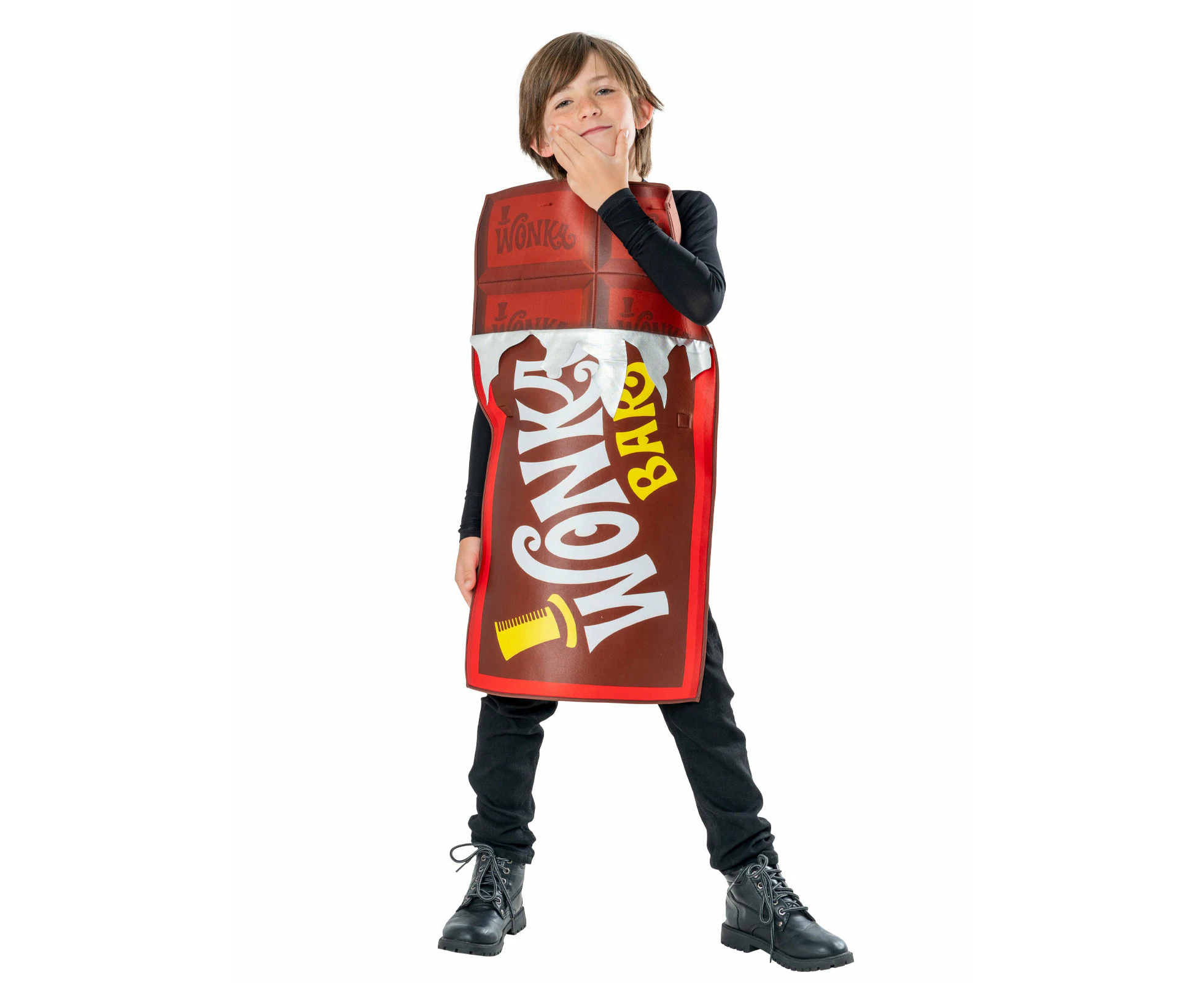 Wonka Bar Tabard Costume for Kids - Warner Bros Charlie and the Chocolate Factory