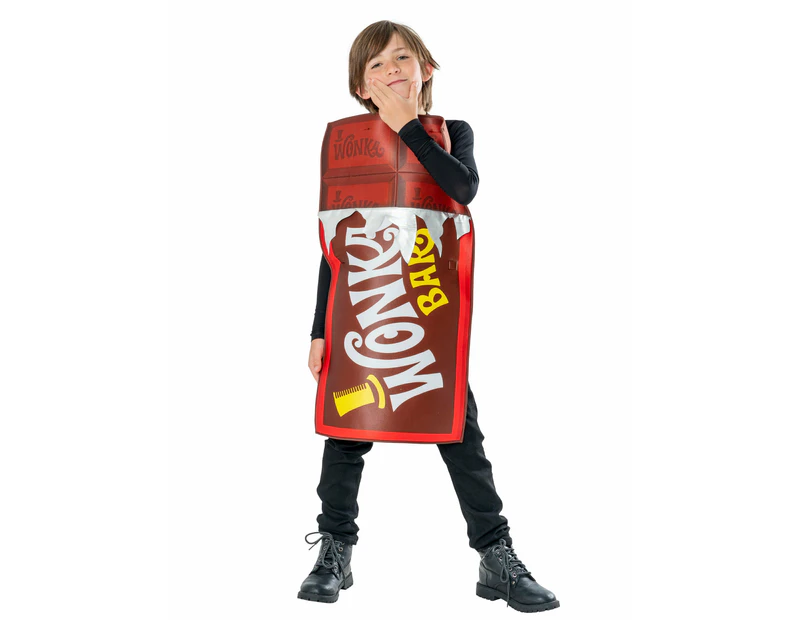 Wonka Bar Tabard Costume for Kids - Warner Bros Charlie and the Chocolate Factory