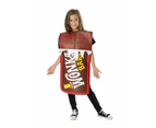 Wonka Bar Tabard Costume for Kids - Warner Bros Charlie and the Chocolate Factory