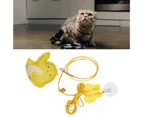 Door Cat Teaser Toy Retractable Replaceable Felt Pendant Elastic Rope Interactive Doorway Kitten Toy Chick