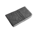 Washable Thermal Pet Pad With Non Slip Bottom For Fluid Absorbing Training Warm Keeping Dog Cat Grey M