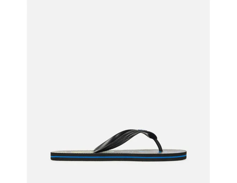 Mens Fila Thongs - Carloforte - Black