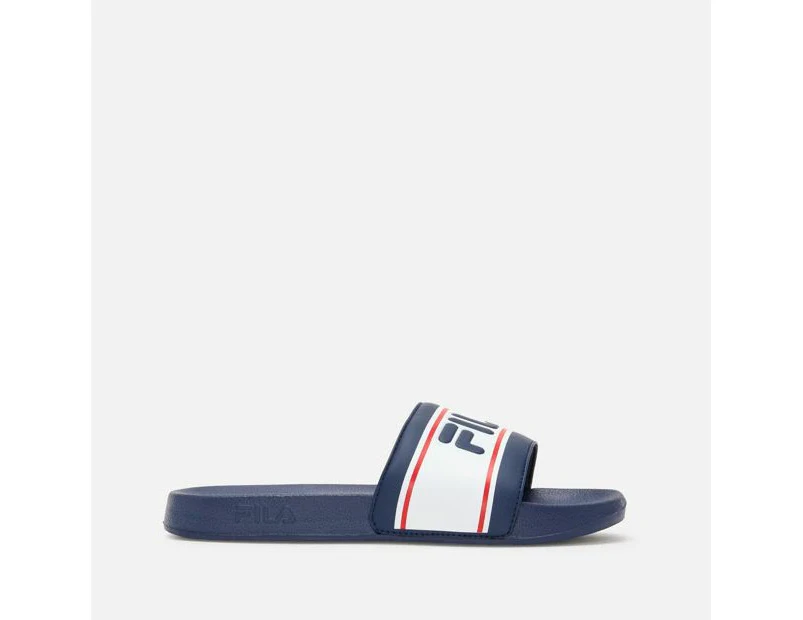 Boys Senior Fila Slide - Desio - Blue