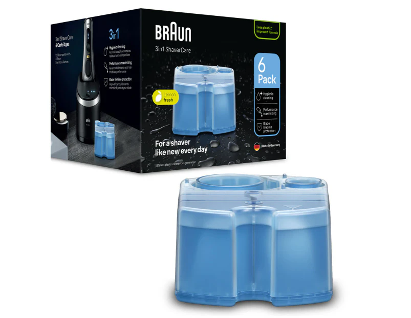 Braun 3in1 ShaverCare Cartridges 6-Pack