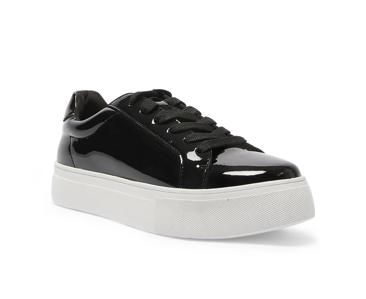 Womens Footwear Sandler Frenzy Black Patent Sneaker