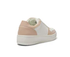 Womens Footwear Sandler Fraser White/Blush Smooth Sneaker