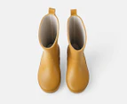 Walnut Melbourne Toddler/Kids' Archie Gumboot - Mustard