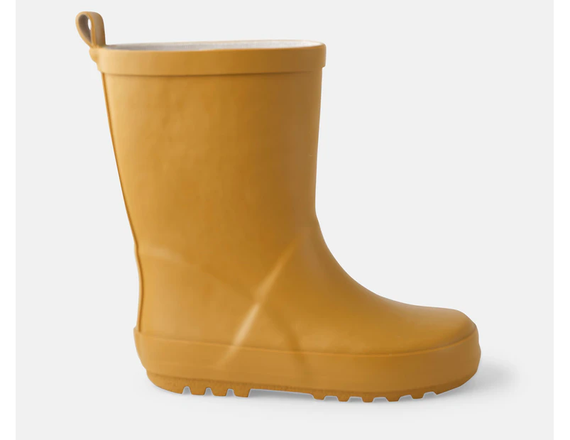 Walnut Melbourne Toddler/Kids' Archie Gumboot - Mustard