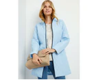 NONI B - Womens Coat -  Puffer Coat - Pale Blue