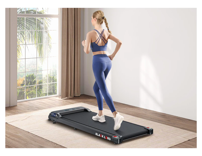 BLACK LORD Treadmill Electric Walking Pad Home Office Gym Fitness