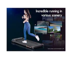 BLACK LORD Treadmill Electric Walking Pad Home Office Gym Fitness w/ Smart Watch