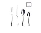 Oxford 24 Piece 18/10 Stainless Steel Cutlery Set 6 Table Settings