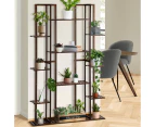 Livsip Plant Stand Bamboo Flower Pots Holder Display Rack 7-tier Planter Shelf