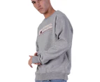Russell Athletic Men's Originals Bar Logo Crew Sweatshirt - Grey Marle
