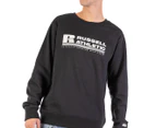Russell Athletic Men's Originals Bar Logo Crew Sweatshirt - Black