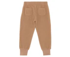 Bonds Toddler/Kids' Teddy Fleece Trackies / Tracksuit Pants - Almond Latte