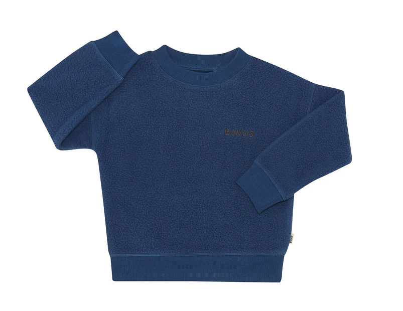Bonds Toddler/Kids' Teddy Fleece Pullover - Bastille Blue