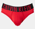 Calvin Klein Men's Intense Power Hip Briefs 3-Pack - Grey/Red/Blue