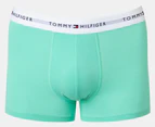 Tommy Hilfiger Men's Signature Cotton Essentials Trunks 5-Pack - Blue/Jade/Lime/Yellow/Orange