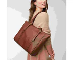 Fossil Carlie Brown Tote ZB1773200