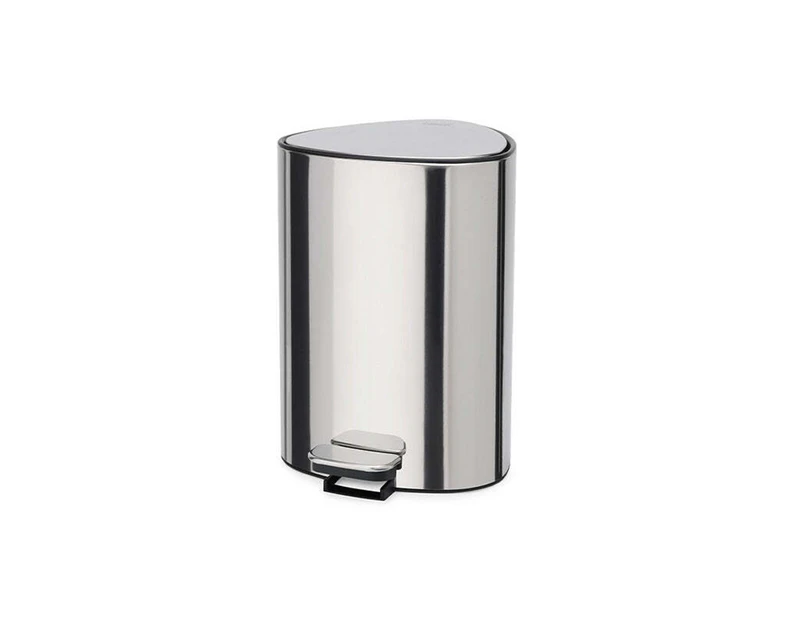 Joseph Joseph EasyStore Luxe 5L/25.5cm Rubbish Pedal Bin Stainless Steel Silver