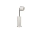 Joseph Joseph EasyStore Luxe 2in1 Toilet Roll Stand Stainless Steel 57cm Silver