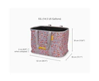 Joseph Joseph Hold-All Max 53cm/55L Laundry Basket Box w/ Handle Peach Blossom