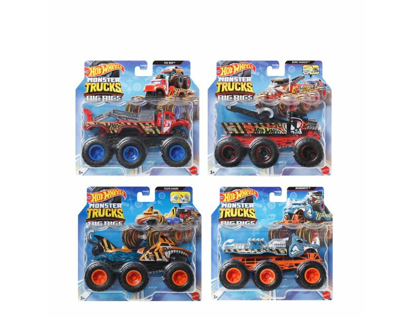 Hot Wheels Monster Trucks Big Rigs Bone Shaker 1:64