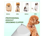 Dog Clippers for Grooming, Dog Nail Grinder Trimmers with 4 Blade Heads, Low Noise, Dog Grooming Kit for Eyes, Ears, Face, Rump