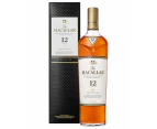 The Macallan 12 Year Old Sherry Cask Single Malt Scotch Whisky 700mL Bottle