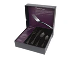 24pc Stanley Rogers Soho Stainless Steel Cutlery Family Dinner Party Set Onyx