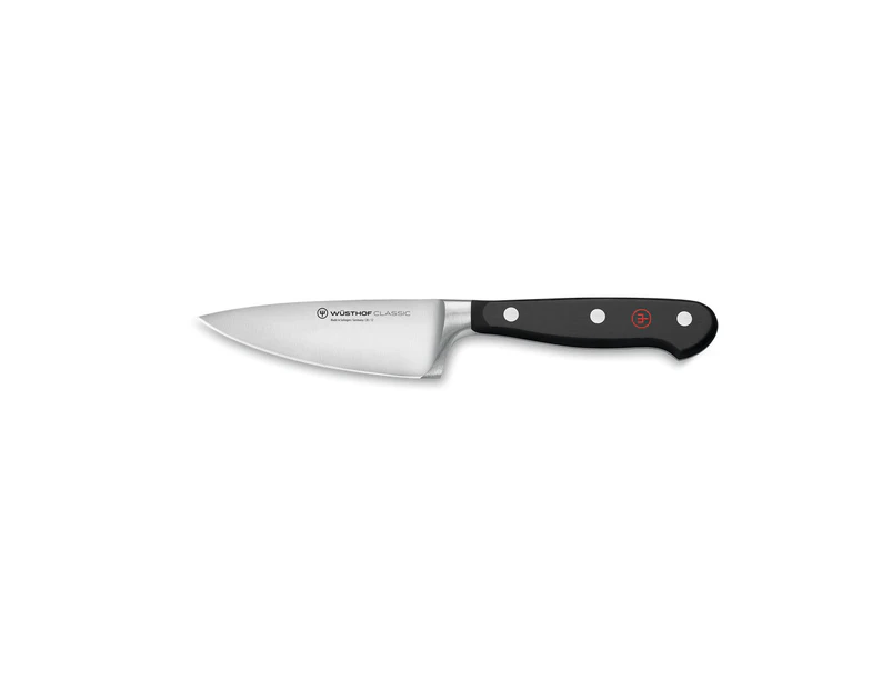 Wusthof Classic Steel Chef's Knife w/ Hollow Edge Kitchen 23cm Blade Black