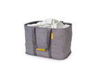 Joseph Joseph Hold-All Max 53cm/35L Laundry Basket Storage Box w/ Handle Grey