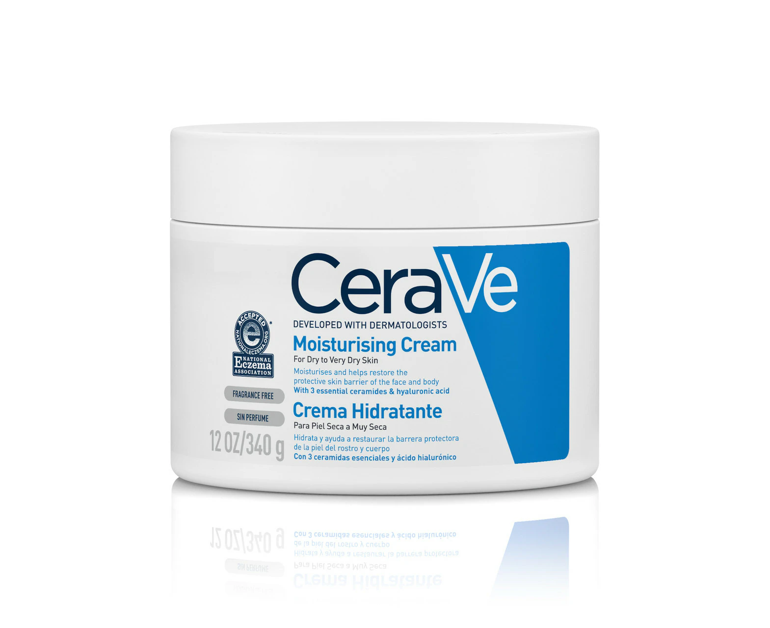 CeraVe Moisturising Cream For Dry to Very Dry Skin 340g/12oz