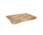 Furi Pro Chop & Transfer Board Hardwood Chopping Block Rectangle Lrge 42x30cm