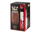 7pc Furi Pro Cook/Chef Knives & Capsule Wood Block Set Kitchen Utensil Holder