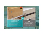 ALFORDSON 3 Chest of Drawers Storage Cabinet Rattan Dresser Lowboy Oak