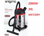 Enigma 2000W 30L Wet & Dry Vacuum Cleaner and Blower Industrial commercial cyclonic bagless