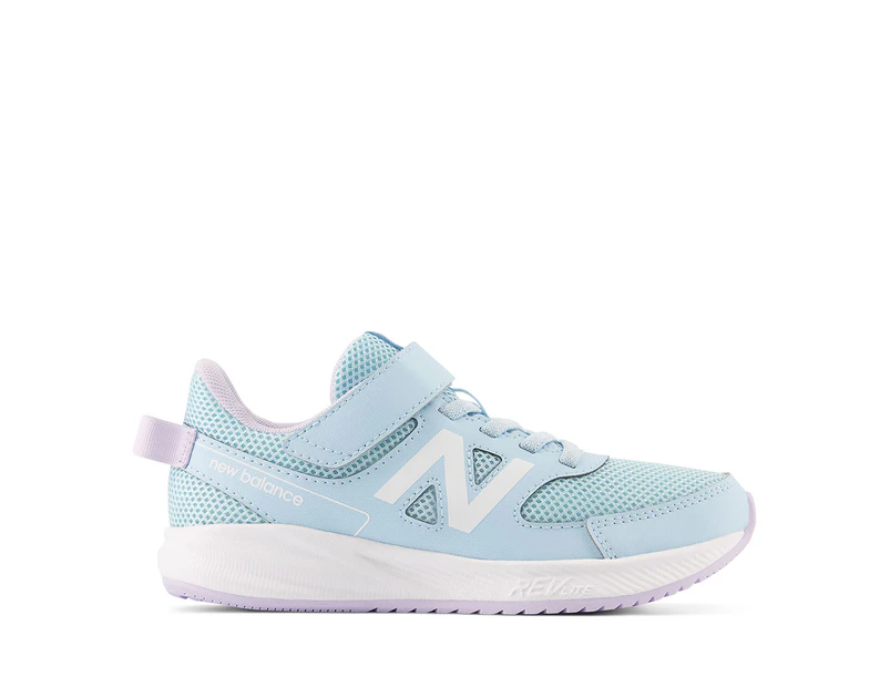 New Balance Kids' 570v3 Running Shoes - Blue/Bright Lavender