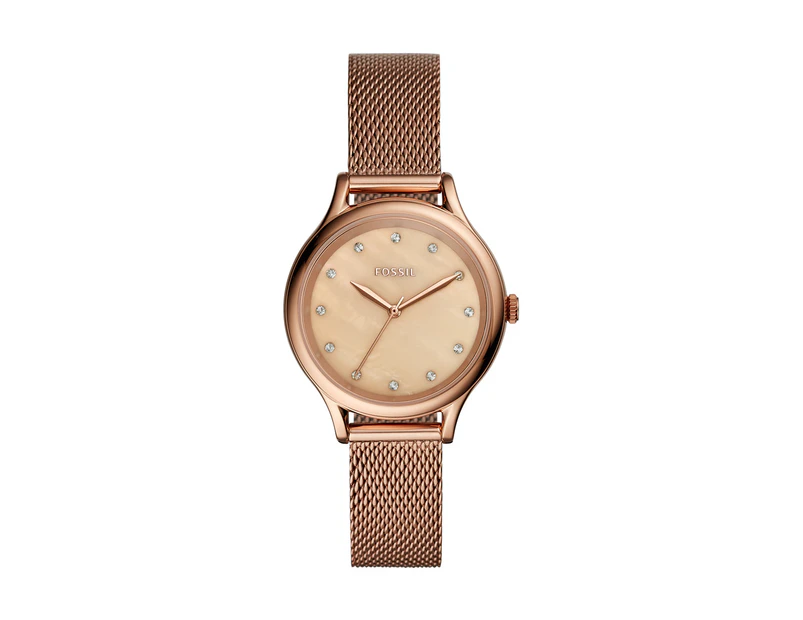 Fossil Laney Rose Gold Watch BQ3392