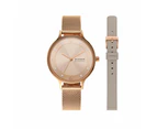 Skagen Anita Lille Rose Gold Watch Set SKW1150SET