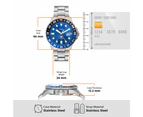 Fossil Fossil Blue Silver Watch FS5991