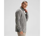 Kathmandu Aikman Men's Fleece Jacket - Grey Steel Marle